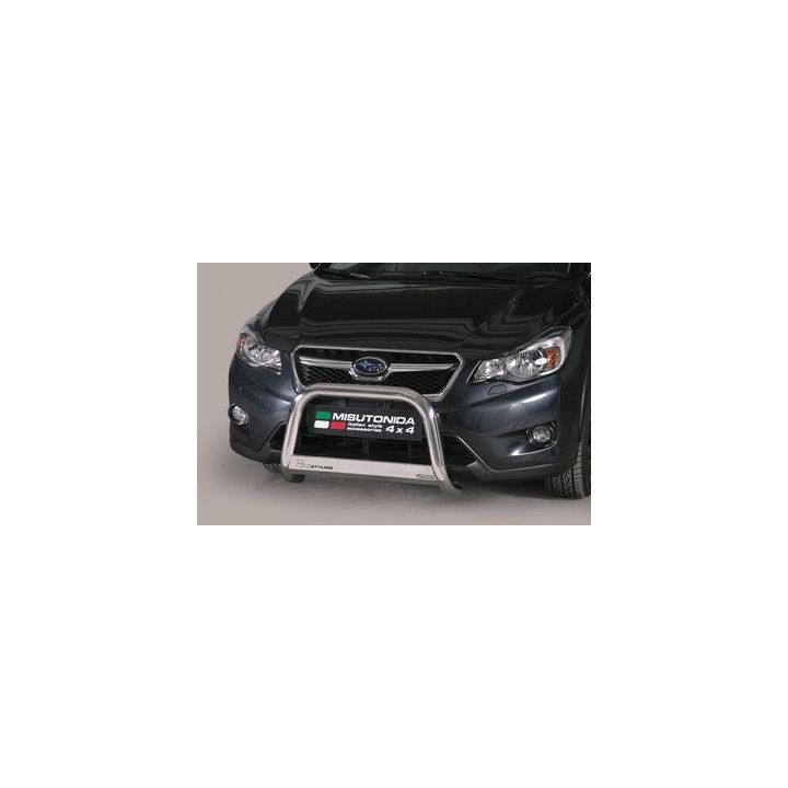 Bullbar Omologat RAR, Misutonida 4x4 Medium Bar, Culoare Argintiu, Subaru XV - EDK.ro