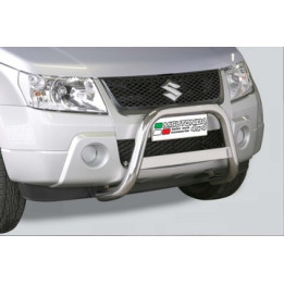 Bullbar Omologat RAR, Misutonida 4x4 Medium Bar, Culoare Argintiu, Suzuki Grand Vitara 2005 - 2008 - EDK.ro