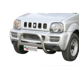EC Homologated Bullbar, Misutonida 4x4 Medium Bar, Color Black, Suzuki Jimny - EDK.ro