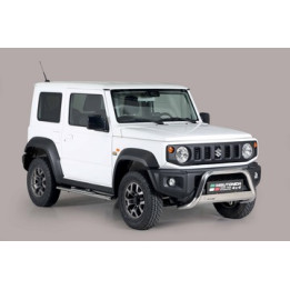 EC Homologated Bullbar, Misutonida 4x4 Medium Bar, Color Silver, Suzuki Jimny - EDK.ro