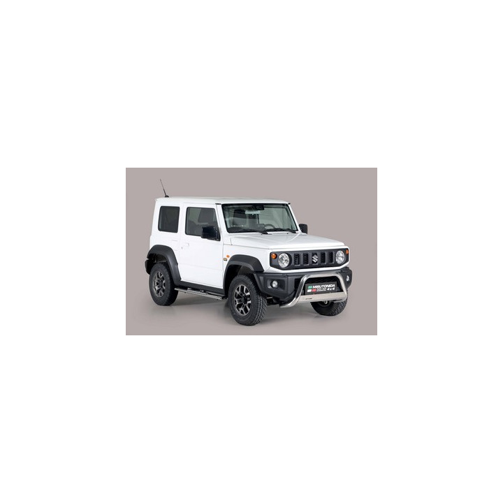 EC Homologated Bullbar, Misutonida 4x4 Medium Bar, Color Silver, Suzuki Jimny - EDK.ro