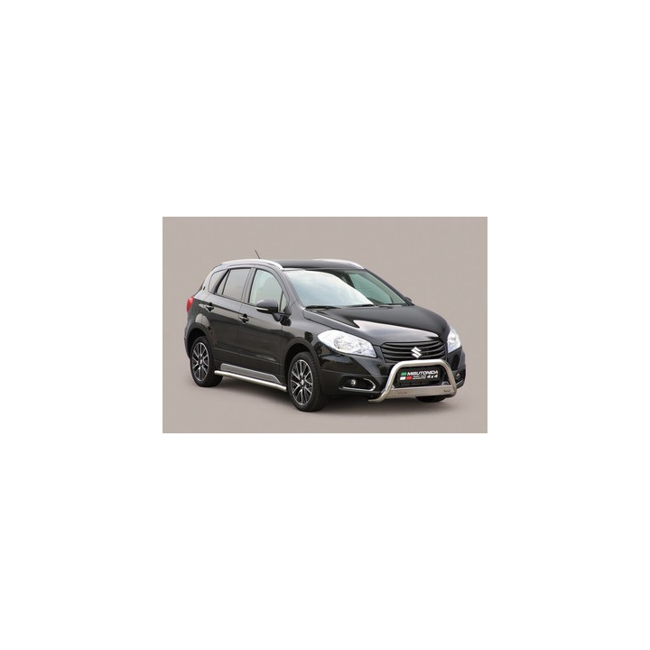 Bullbar Omologat RAR, Misutonida 4x4 Medium Bar, Culoare Argintiu, Suzuki SX4 2013 - 2021 - EDK.ro