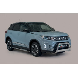 EC Homologated Bullbar, Misutonida 4x4 Medium Bar, Color Silver, Suzuki Vitara - EDK.ro