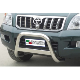 EC Homologated Bullbar, Misutonida 4x4 Medium Bar, Color Black, Toyota Land Cruiser 120 2003 - 2008 - EDK.ro