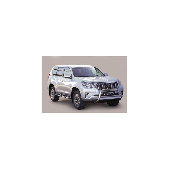 Bullbar Omologat RAR, Misutonida 4x4 Medium Bar, Culoare Argintiu, Toyota Land Cruiser 150 2018 - Prezent - EDK.ro