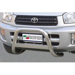 EC Homologated Bullbar, Misutonida 4x4 Medium Bar, Color Silver, Toyota RAV4 2000 - 2003 - EDK.ro
