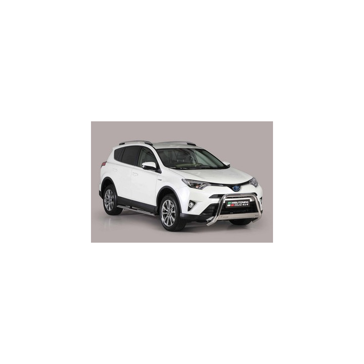 EC Homologated Bullbar, Misutonida 4x4 Medium Bar, Color Silver, Toyota RAV4 - EDK.ro