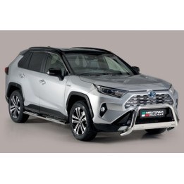 EC Homologated Bullbar, Misutonida 4x4 Medium Bar, Color Silver, Toyota RAV4 - EDK.ro
