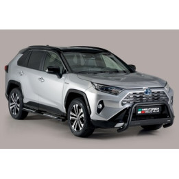 EC Homologated Bullbar, Misutonida 4x4 Medium Bar, Color Black, Toyota RAV4 - EDK.ro