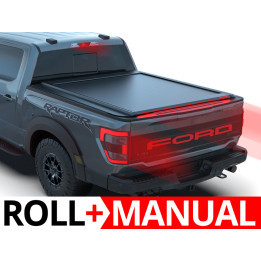Închidere de Benă Tip Rulou Manual, Tessera 4x4 Roll+, Ford F-150 Lightning Lungime Benă 6.5 Feet 2023 - Prezent - EDK.ro