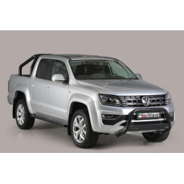 Bullbar Omologat RAR, Misutonida 4x4 Medium Bar, Culoare Negru, Volkswagen Amarok - EDK.ro