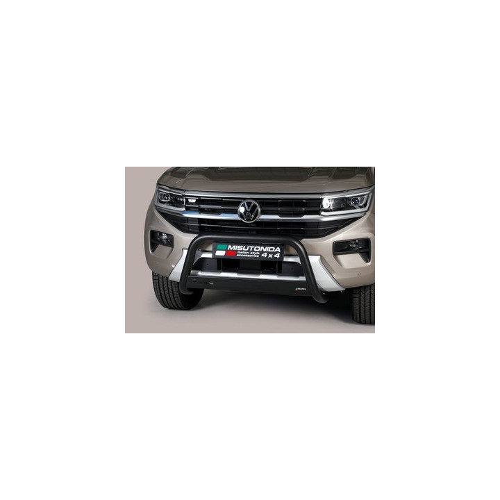 EC Homologated Bullbar, Misutonida 4x4 Medium Bar, Color Black, Volkswagen Amarok - EDK.ro