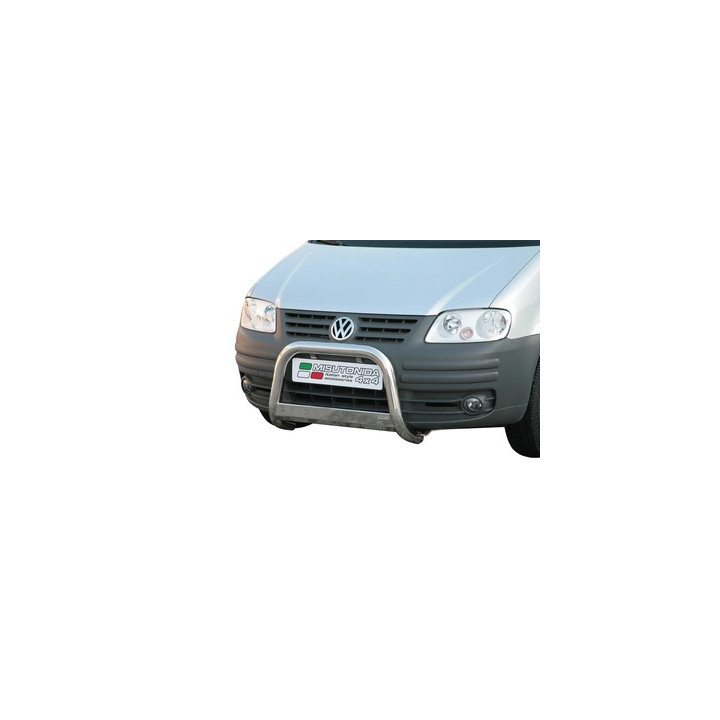 EC Homologated Bullbar, Misutonida 4x4 Medium Bar, Color Black, Volkswagen Caddy - EDK.ro