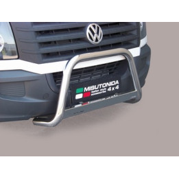 EC Homologated Bullbar, Misutonida 4x4 Medium Bar, Color Black, Volkswagen Crafter - EDK.ro