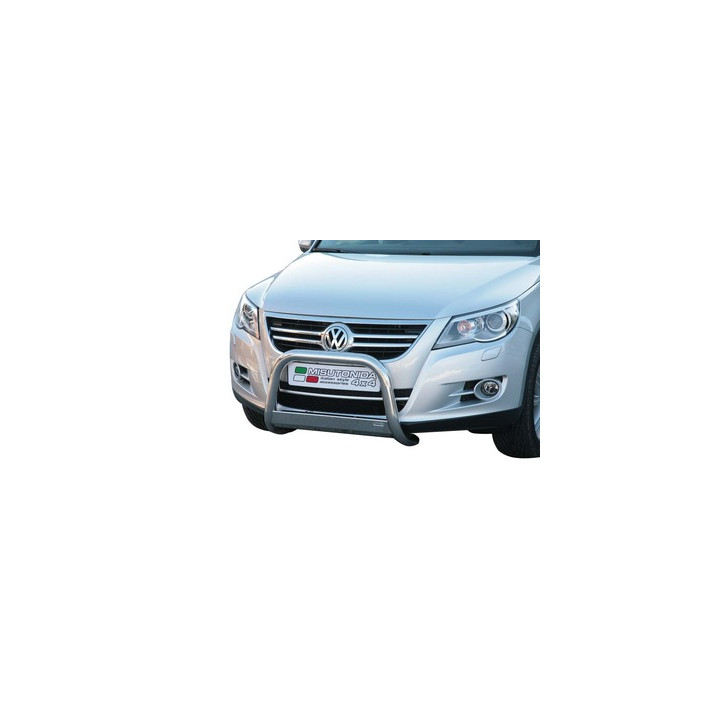 EC Homologated Bullbar, Misutonida 4x4 Medium Bar, Color Black, Volkswagen Tiguan - EDK.ro