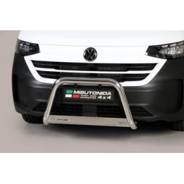 EC Homologated Bullbar, Misutonida 4x4 Medium Bar, Color Silver, Volkswagen Transporter T7 2025 - Present - EDK.ro