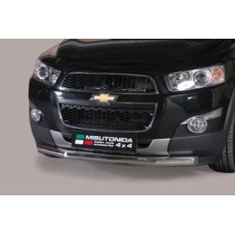 EC Homologated Bullbar, Misutonida 4x4 Slash Bar, Color Black, Chevrolet Captiva - EDK.ro