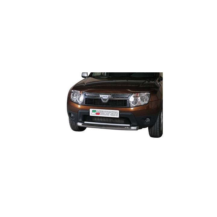 EC Homologated Bullbar, Misutonida 4x4 Slash Bar, Color Black, Dacia Duster - EDK.ro