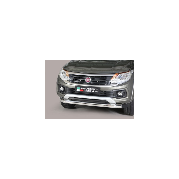 EC Homologated Bullbar, Misutonida 4x4 Slash Bar, Color Black, Fiat Fullback - EDK.ro