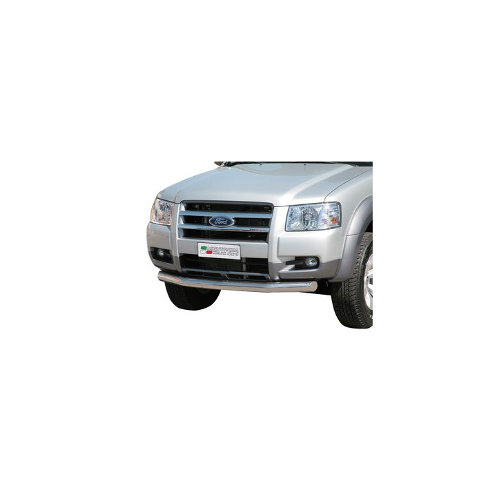 EC Homologated Bullbar, Misutonida 4x4 Slash Bar, Color Silver, Ford Ranger 2007 - 2009 - EDK.ro