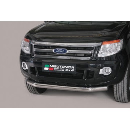 Bullbar Omologat RAR, Misutonida 4x4 Slash Bar, Culoare Negru, Ford Ranger 2019 - 2022 - EDK.ro