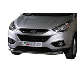 EC Homologated Bullbar, Misutonida 4x4 Slash Bar, Color Black, Hyundai ix35 - EDK.ro