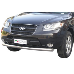 Bullbar Omologat RAR, Misutonida 4x4 Slash Bar, Culoare Negru, Hyundai Santa Fe - EDK.ro