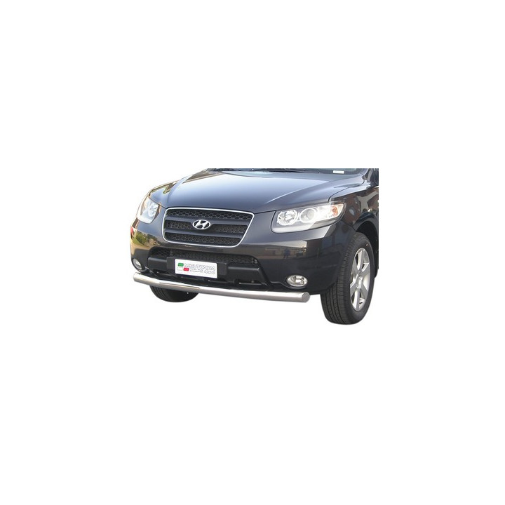 EC Homologated Bullbar, Misutonida 4x4 Slash Bar, Color Black, Hyundai Santa Fe - EDK.ro