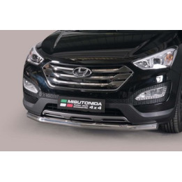 Bullbar Omologat RAR, Misutonida 4x4 Slash Bar, Culoare Negru, Hyundai Santa Fe - EDK.ro