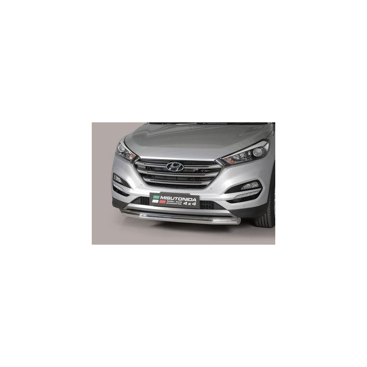 Bullbar Omologat RAR, Misutonida 4x4 Slash Bar, Culoare Argintiu, Hyundai Tucson - EDK.ro