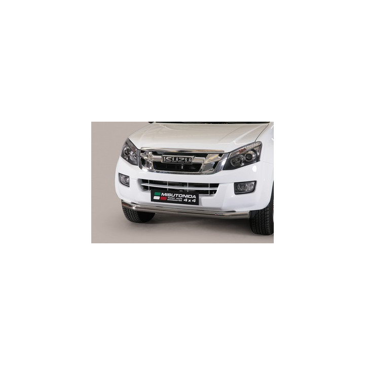 EC Homologated Bullbar, Misutonida 4x4 Slash Bar, Color Silver, Isuzu D-Max 2012 - 2019 - EDK.ro