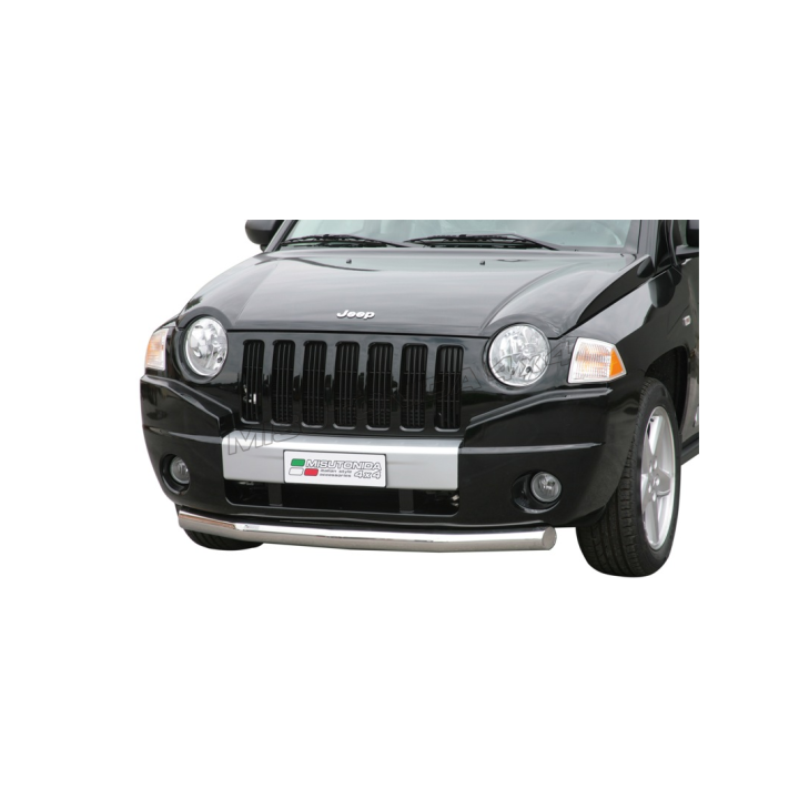 Bullbar Omologat RAR, Misutonida 4x4 Slash Bar, Culoare Argintiu, Jeep Compass - EDK.ro