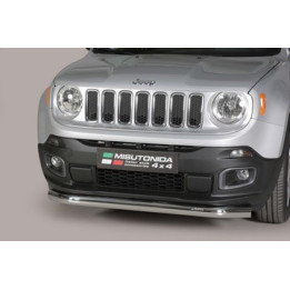Bullbar Omologat RAR, Misutonida 4x4 Slash Bar, Culoare Negru, Jeep Renegade - EDK.ro