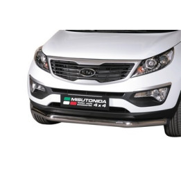 Bullbar Omologat RAR, Misutonida 4x4 Slash Bar, Culoare Argintiu, Kia Sportage - EDK.ro