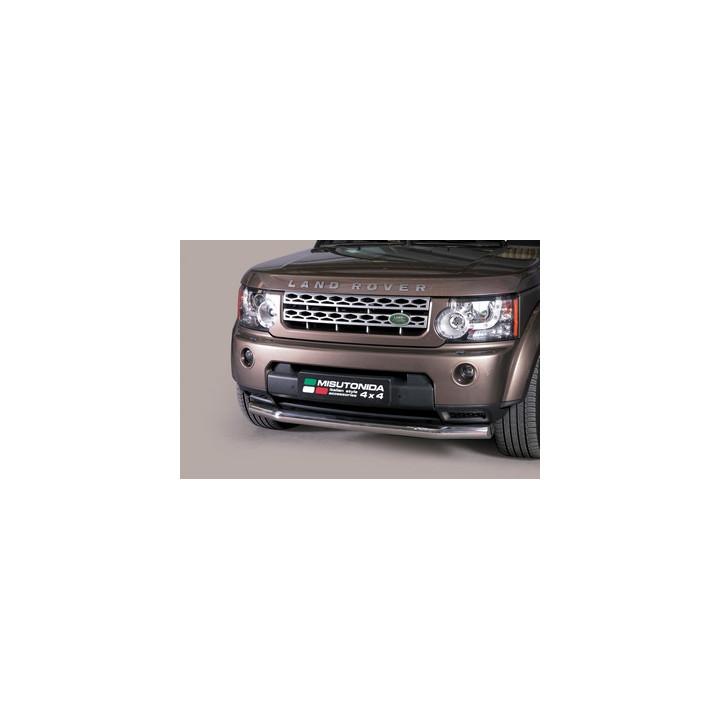EC Homologated Bullbar, Misutonida 4x4 Slash Bar, Color Silver, Land Rover Discovery 4 - EDK.ro