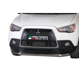 EC Homologated Bullbar, Misutonida 4x4 Slash Bar, Color Black, Mitsubishi ASX - EDK.ro