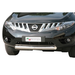 EC Homologated Bullbar, Misutonida 4x4 Slash Bar, Color Silver, Nissan Murano - EDK.ro
