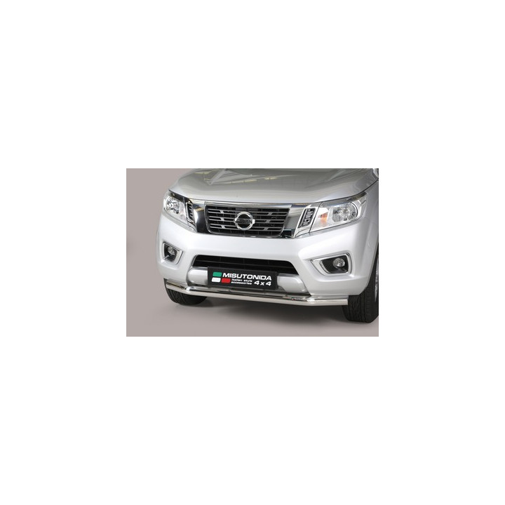 EC Homologated Bullbar, Misutonida 4x4 Slash Bar, Color Black, Nissan Navara 2016 - Present - EDK.ro
