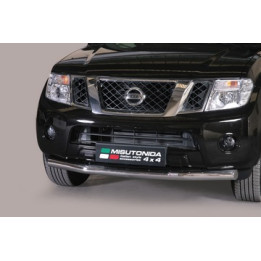 Bullbar Omologat RAR, Misutonida 4x4 Slash Bar, Culoare Argintiu, Nissan Pathfinder - EDK.ro