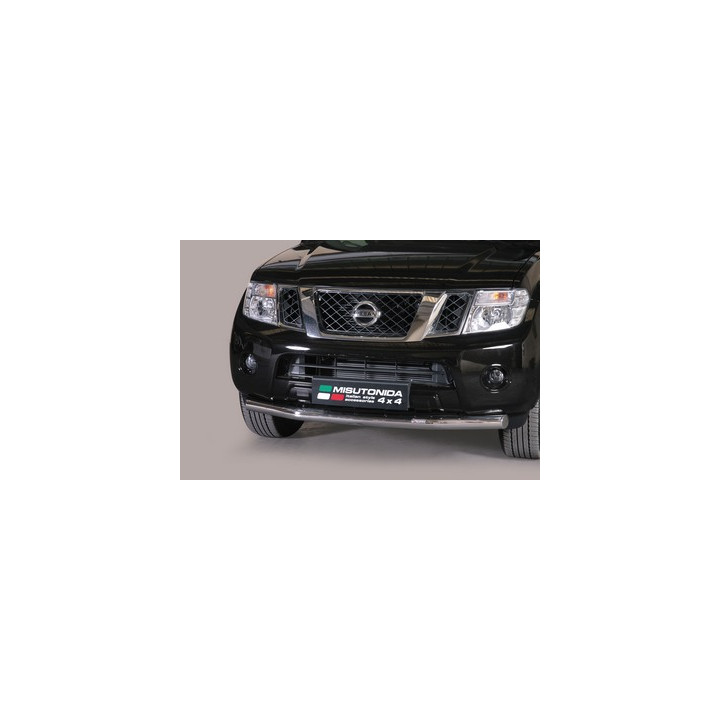 EC Homologated Bullbar, Misutonida 4x4 Slash Bar, Color Black, Nissan Pathfinder - EDK.ro