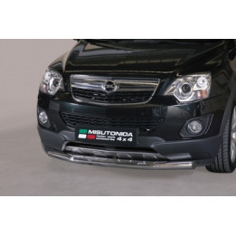 EC Homologated Bullbar, Misutonida 4x4 Slash Bar, Color Black, Opel Antara - EDK.ro