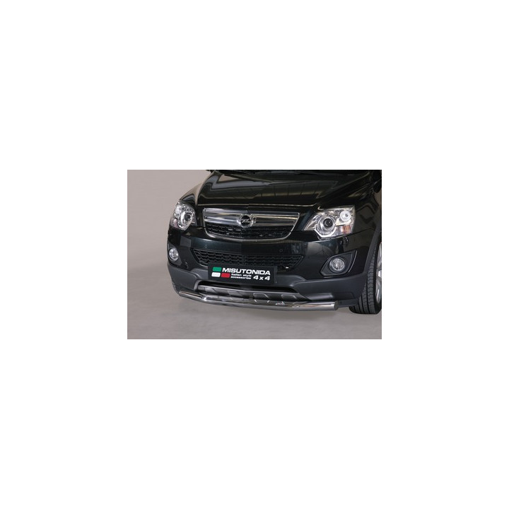 EC Homologated Bullbar, Misutonida 4x4 Slash Bar, Color Black, Opel Antara - EDK.ro