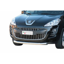 EC Homologated Bullbar, Misutonida 4x4 Slash Bar, Color Silver, Peugeot 4007 - EDK.ro