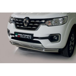 EC Homologated Bullbar, Misutonida 4x4 Slash Bar, Color Black, Renault Alaskan - EDK.ro