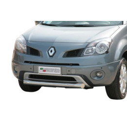 EC Homologated Bullbar, Misutonida 4x4 Slash Bar, Color Silver, Renault Koleos - EDK.ro