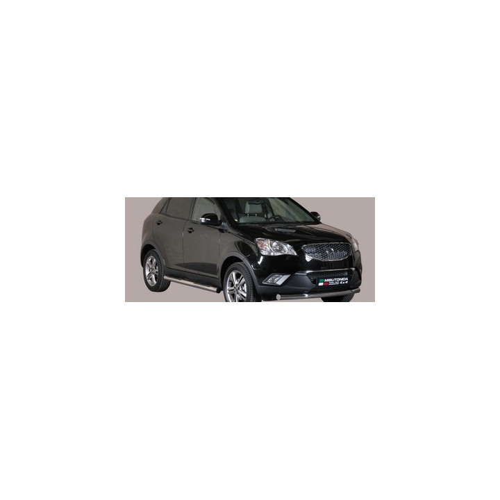 Bullbar Omologat RAR, Misutonida 4x4 Slash Bar, Culoare Argintiu, SsangYong Korando - EDK.ro
