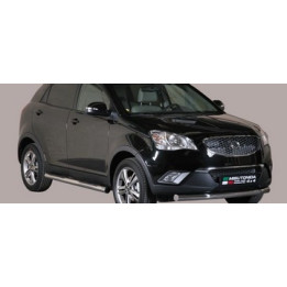 Bullbar Omologat RAR, Misutonida 4x4 Slash Bar, Culoare Negru, SsangYong Korando - EDK.ro