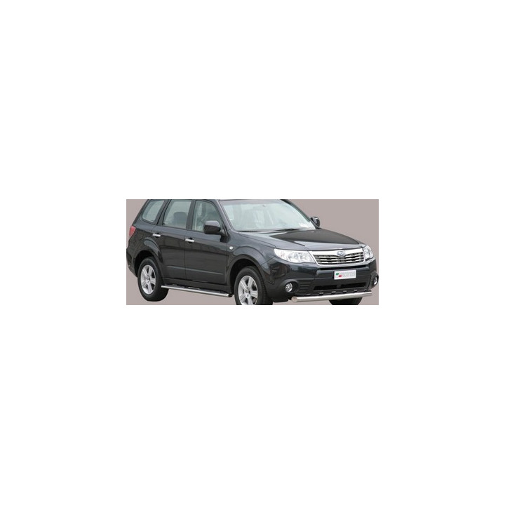 Bullbar Omologat RAR, Misutonida 4x4 Slash Bar, Culoare Negru, Subaru Forester - EDK.ro