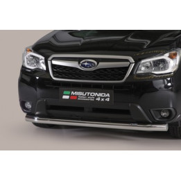 EC Homologated Bullbar, Misutonida 4x4 Slash Bar, Color Black, Subaru Forester - EDK.ro