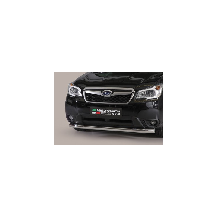 EC Homologated Bullbar, Misutonida 4x4 Slash Bar, Color Black, Subaru Forester - EDK.ro
